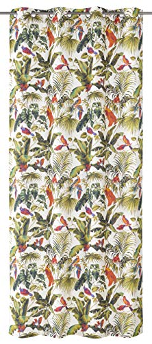 Elbersdrucke Finished Decoration, Cotton, Green, Multi-Coloured, H255 x B140 cm (1er Pack)