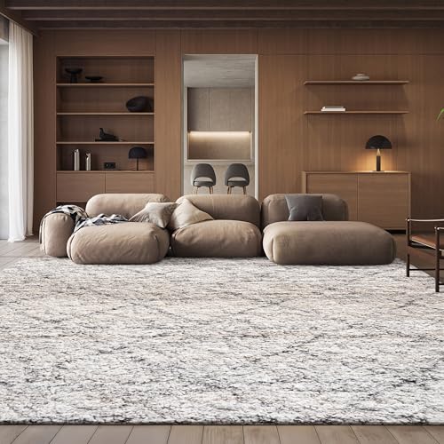 Safavieh Shag Rug for Living Room, Dining Room, Bedroom - Fontana Shag Collection, Short Pile, in Grey, 244 X 305 cm