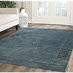 Safavieh Traditional Indoor Woven Square Area Rug, Vintage Collection, VTG117, in Turquoise / Multi, 183 X 183 cm for Living Room, Bedroom or Any Indoor Space