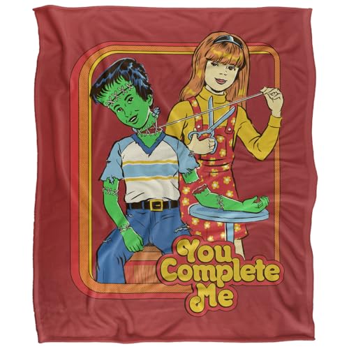 Steven Rhodes You Complete Me Silky Touch Super Soft Throw Blanket 152 X 127 Cm