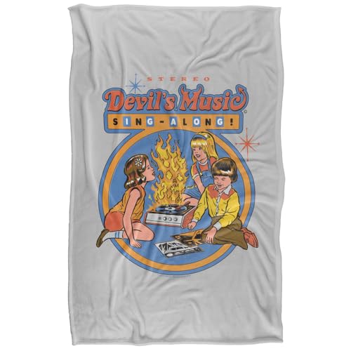 Steven Rhodes Devils Music Singalong Silky Touch Super Soft Throw Blanket 91 X 147 Cm