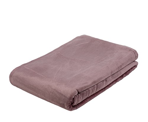 Gözze - Cosy Living Room Blanket/Throw, Memphis, Heavy Fabric Weight 300 g/m², 150 x 200 cm - Dusty Pink