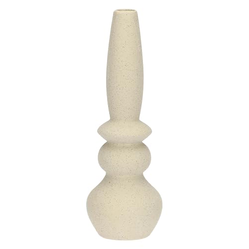 rituali domestici - Deco Monofiore Vase 4 Levels in Cement Resin, 11 x 11 cm, Depth 30.8 cm, Multicurve Collection