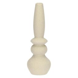 rituali domestici - Deco Monofiore Vase 4 Levels in Cement Resin, 11 x 11 cm, Depth 30.8 cm, Multicurve Collection