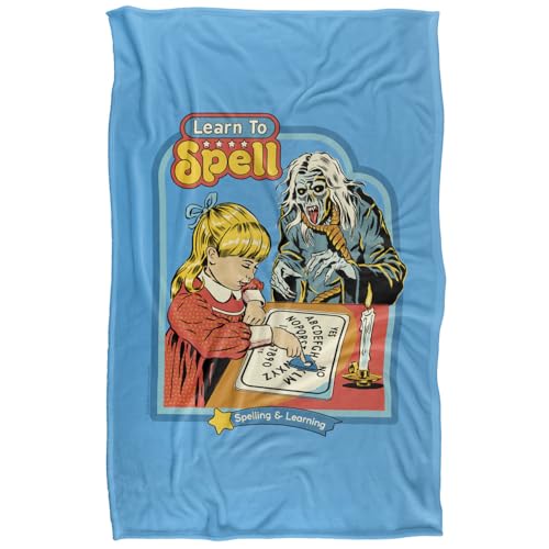 Steven Rhodes Learn To Spell Silky Touch Super Soft Throw Blanket 91 X 147 Cm