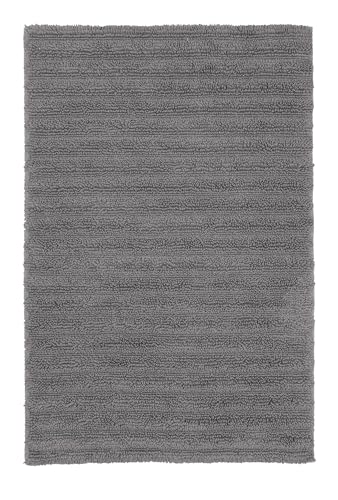 Kleine Wolke Yara Bath Mat 60 x 100 cm Slate Colour 100% Cotton