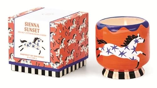 Paddywax Adopo Collection Ceramic Candle - Sienna Sunset