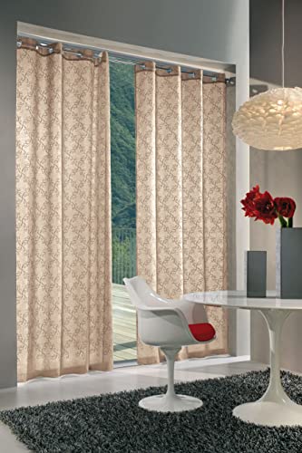 Home Collection ivy115 Curtain Ivy 280x140x280 cm taupe