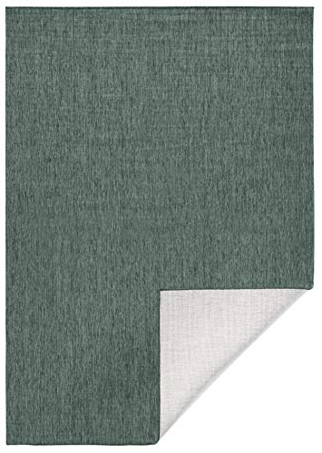 Bougari Indoor & Outdoor Miami Reversible Rug 120 x 170 cm Green/Cream