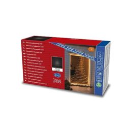 Konstsmide LED Light Net Triangle, 231 Amber Diodes, 30 V, Outdoor (IP44), 3.6 W, Black Cable - 4040-800