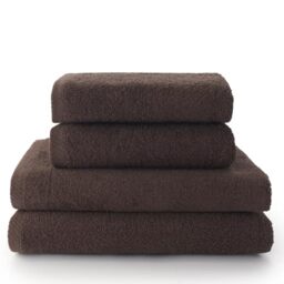 Top Towels - Set of 2 Hand Towels and 2 Bath or Shower Towels - Towel Set -100% Cotton - 400 g/m2
