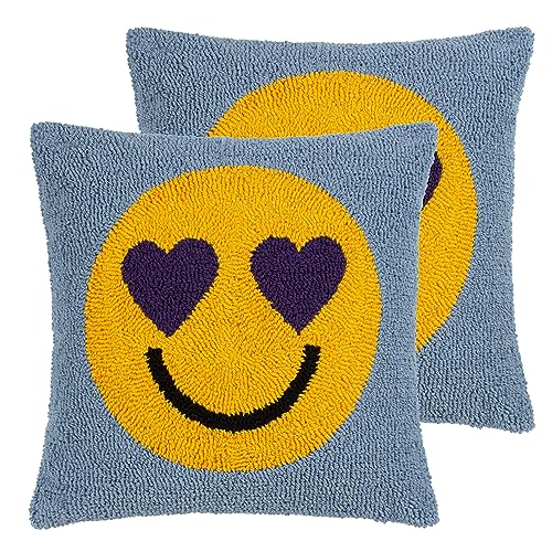 furn. Heya Home Smile Feather Filled Cushions Twin Pack
