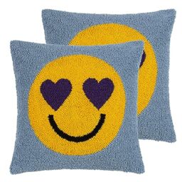 furn. Heya Home Smile Feather Filled Cushions Twin Pack