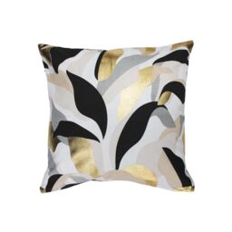 Douceur d'Intérieur, Cushion Cover (40 x 40 cm) Yeliz, Cotton Printed Gold