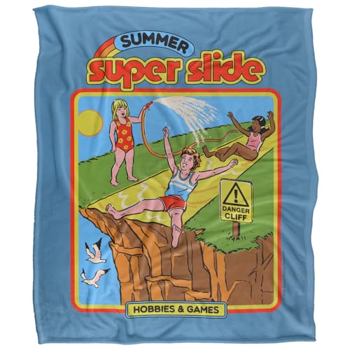 Steven Rhodes Summer Super Slide Silky Touch Super Soft Throw Blanket 152 X 127 Cm