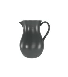 Artevasi Harmonia, Simple and Classic jar, Handmande Ceramic pitcher, Home Decor, Decorative Flower vase, Anthracite, 30cm high