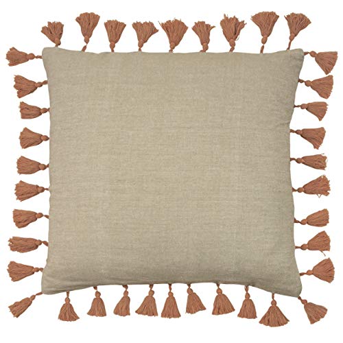 furn. Dune Polyester Filled Cushion, Cotton, Terracotta