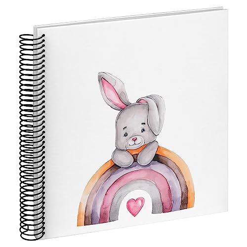 walther design SA-131 Spiral Album, Photo Album, Hase Malin, 25x25 cm