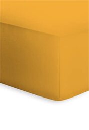 Bassetti Boxspring Oro 196 9314108 Fitted Sheet Plain Cotton and Elastane 180 x 200 cm / 200 x 220 cm