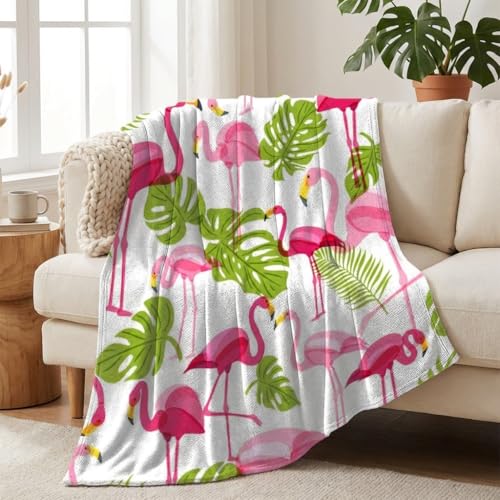 Chrysanthemum Blanket Throw Decor Gifts for Women Super Soft Flannel Fleece Cozy Cute Blankets for Bed,Sofa,Couch,Camping and Travel Warm Fuzzy Blanket for All Season???50''x 60''???