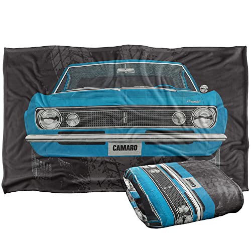 Chevrolet 1967 Camaro Car Illustartion Silky Touch Super Soft Throw Blanket 91 x 147 Cm