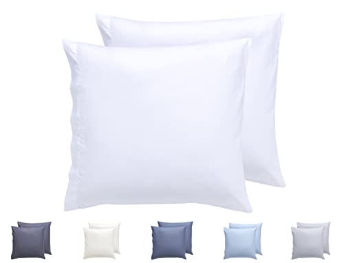 Todocama Set of 2 Extra Soft Hypoallergenic Microfibre Pillow Cases