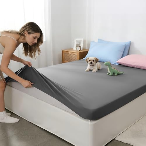Cooling Fitted Sheet - Gray 99 * 203cm-Twin