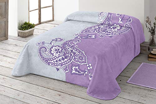 Miracle Home 10218 Blanket, Mauve, 160 x 220 cm