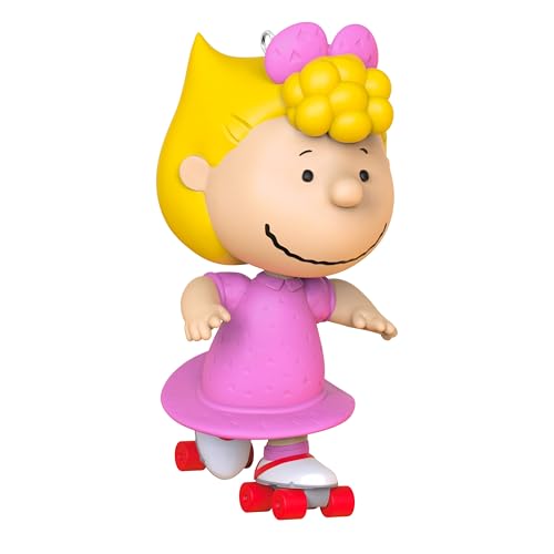 Hallmark PEANUTS Hanging Ornament, Sally Brown Roller-skating, Keepsake