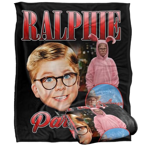 LOGOVISION A Christmas Story Ralphie Collage Silky Touch Super Soft Throw Blanket 152 X 127 Cm
