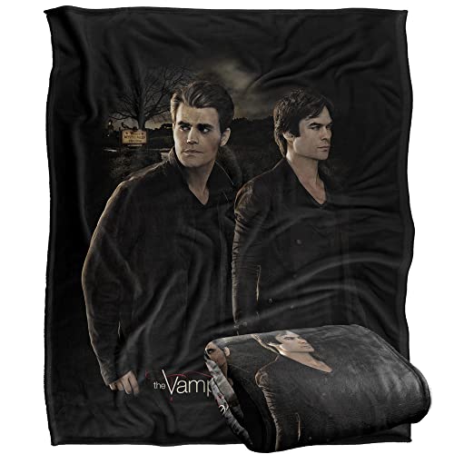 Vampire Diaries Brothers Officially Licensed Silky Touch Super Soft Throw Blanket 152 x 127 cm