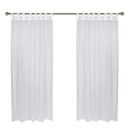 Outdoor Decor Curtain Panel, Fabric, White, 54 in x 84 in