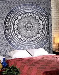 ele ELEOPTION Tapestry Mandala Indian Hippie Bohemian Psychedelic Cotton Wall Hanging