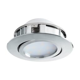 EGLO LED recessed spotlight Pineda, LED spot made of plastic