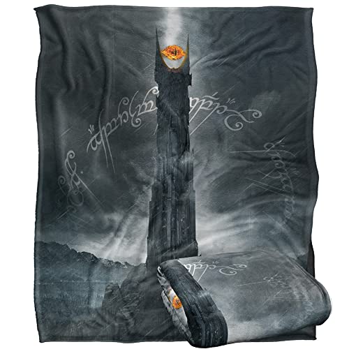 LORD OF THE RINGS The Blanket, 152 x 127 cm Barad-Dur Dark Tower Silky Touch Super Soft Throw Blanket