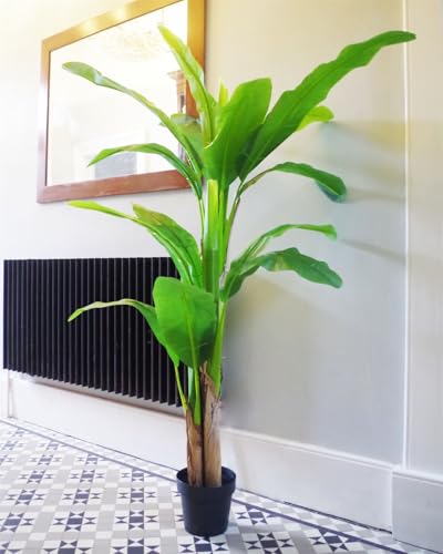 Botanik Realistic Potted Artificial Palm and Tropical Trees - Ready to Display