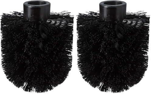 Tiger Toilet Brush Head, Black, universell (Pack of 2)