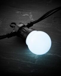 WeRChristmas LED Festoon Lights, Black Cable