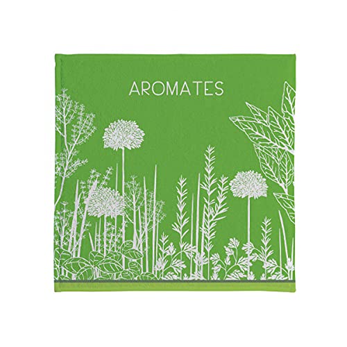 Coucke Aromates Hand Towel 50 x 50 cm Green