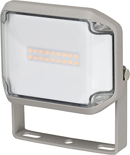 Brennenstuhl LED Floodlight AL 1050 / LED Spotlight for Outdoor use with 1010lm (LED Outdoor Light for wall mounting, 10W, Warm-White Light 3000K, IP44)