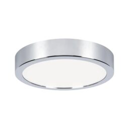 Paulmann 78922 LED Ceiling luminaire Panel Aviar IP44 Round 220 mm 4000K Chrome incl. 1x13 Watt dimmable Light Panel Plastic