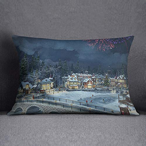 Bonamaison Decorative Cushion Cover, Cotton Polyester, Multicolor, 35x50