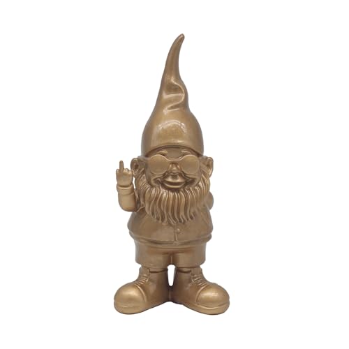 Lesser & Pavey Gnomes Behaving Badly Gold Home Decor Figurine 20Cm