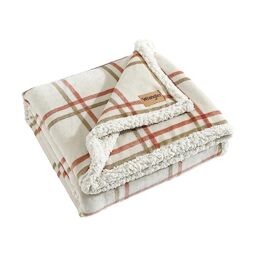 Wrangler Ultra Soft Plush Home Decor, All Season Reversible Sherpa Bedding Throw Blanket, 50 x 60, Colt Bright Orange
