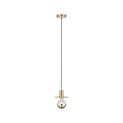 Paulmann 79755 Pendant luminaire Stian max. 20 watt Pendant lamp Brushed Brass Pendant lamp Metal Pendant luminaire E27