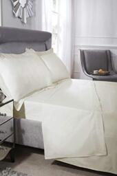 Emma Barclay 400 Thread Count Cotton - Extra Deep Fitted Sheet in Cream - King