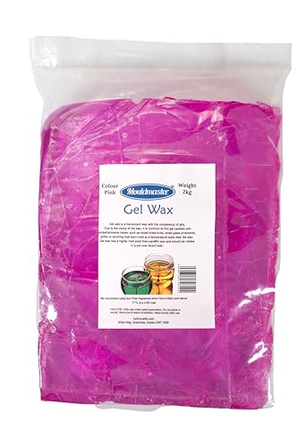 Mouldmaster 2 Kg Candle Making Gel Wax Pink