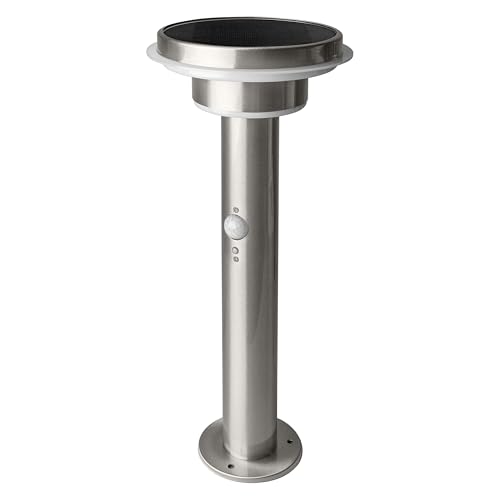 OSRAM Endura Style Solar LED Outdoor wall Light Stainless Steel, Motion & Light Sensor, 3 Modes, IP44, Elegant Design for Terrace & Garden