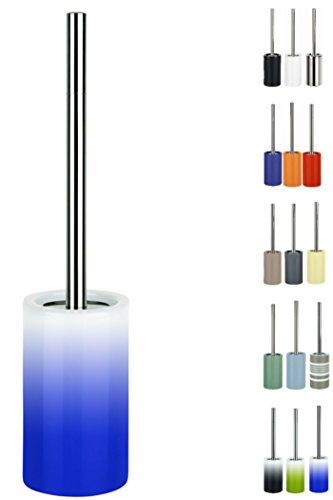 Spirella Porcelain Tube Gradient Toilet Brush, Navy