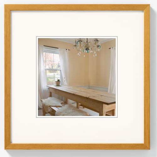 walther Design Picture Frame Oak 15 x 15 cm Peppers Wooden Frame BP150E